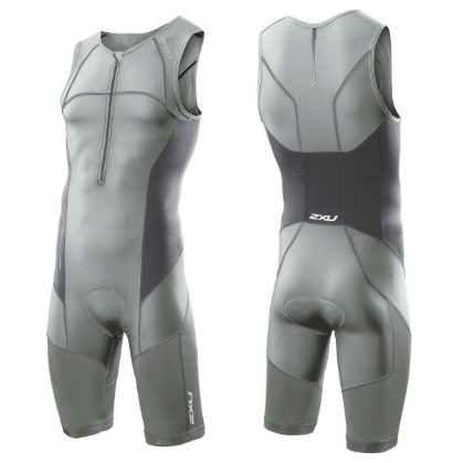 2XU LD core support trisuit men's 2014 MT2687d Neutral grey/Charcoal  2XUMT2687V